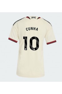 Manchester United Matheus Cunha #10 Fotballdrakt Tredje Klær Dame 2026-27 Korte ermer